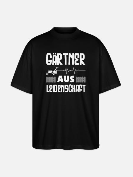 Gärtner Aus Leidenschaft - Stanley/Stella Oversized Unisex Bio T-Shirt Blaster 2.0 - Schwarz