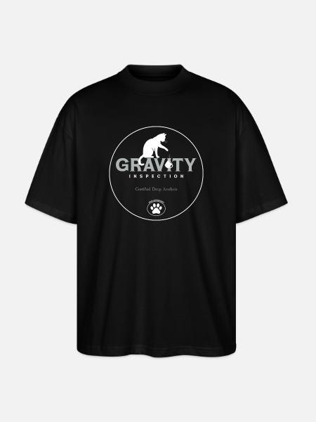 Gravity Inspection Logo - Stanley/Stella Oversized Unisex Organic T-shirt Blaster 2.0 - black