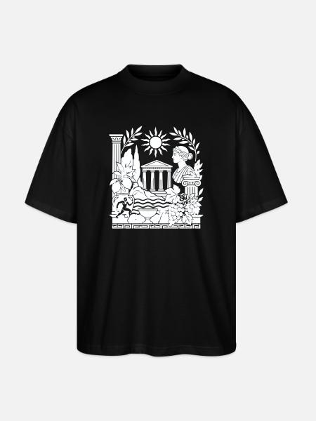 Ancient Greek Mythology - Stanley/Stella Oversized Unisex Organic T-shirt Blaster 2.0 - black