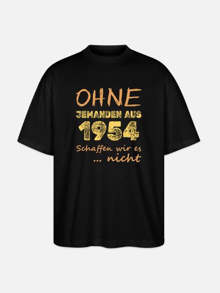 es 1954 - Stanley/Stella Oversized Unisex Bio T-Shirt Blaster 2.0 - Schwarz