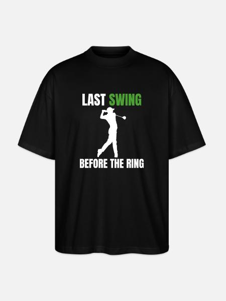 Golf-Junggesellenabschied - Stanley/Stella Oversized Unisex Bio T-Shirt Blaster 2.0 - Schwarz