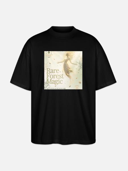 Rare Forest Magic - Stanley/Stella Oversized Unisex Organic T-shirt Blaster 2.0 - black