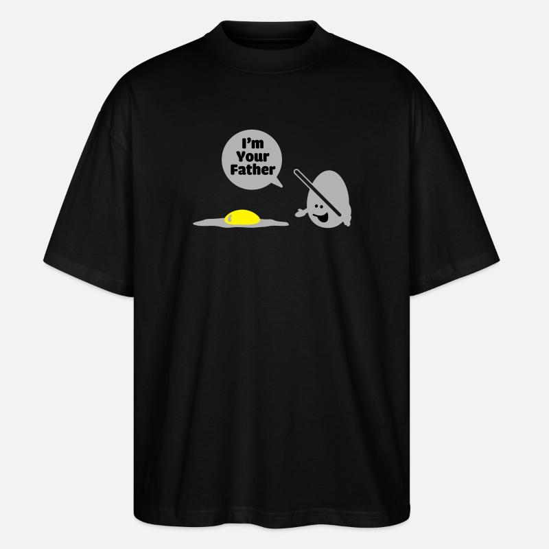 egg vader - T-shirt bio Blaster 2.0 coupe oversize Stanley/Stella Unisexe - noir