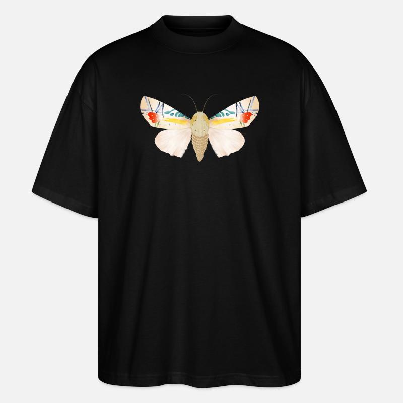 Baorisa hieroglyphica papillon rare - T-shirt bio Blaster 2.0 coupe oversize Stanley/Stella Unisexe - noir