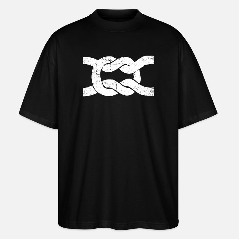 Sailor's knot | node | Node - Stanley/Stella Oversized Unisex Organic T-shirt Blaster 2.0 - black