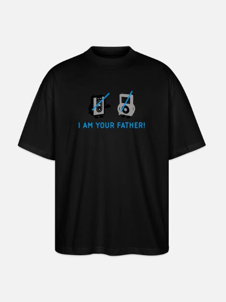 darth vader vs pod - T-shirt bio Blaster 2.0 coupe oversize Stanley/Stella Unisexe - noir