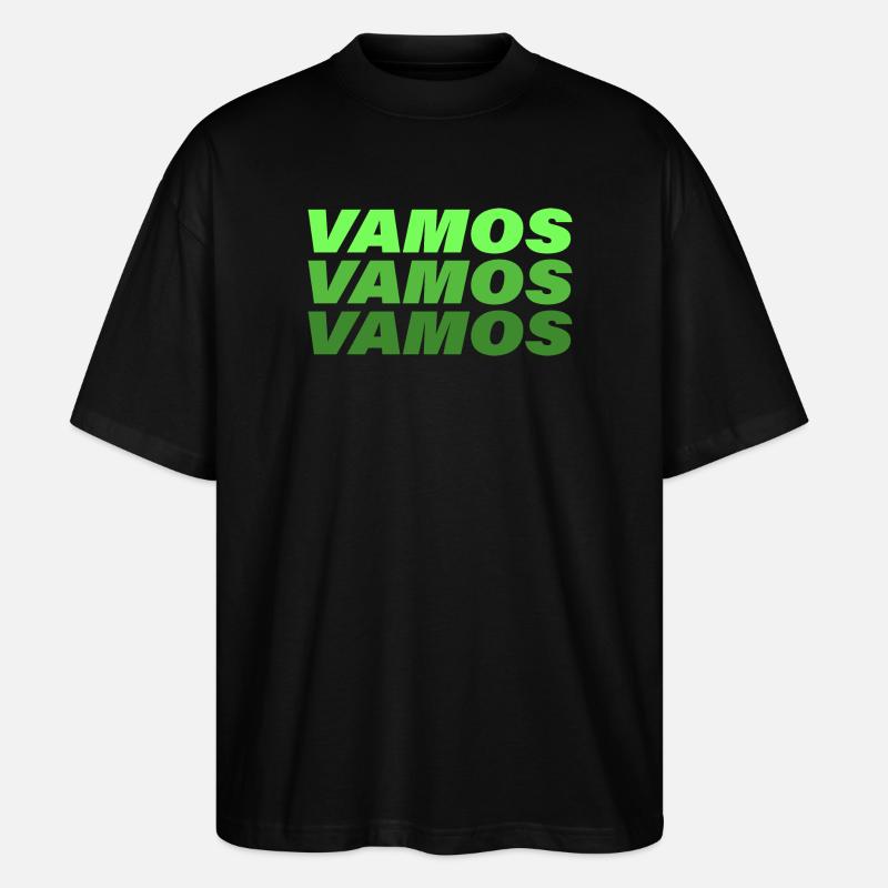 VAMOS - Stanley/Stella Oversized Unisex Bio T-Shirt Blaster 2.0 - Schwarz