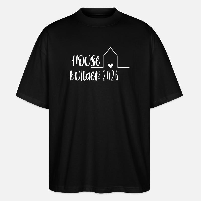 Housebuilder 2026 Gift Home Construction - Stanley/Stella Oversized Unisex Organic T-shirt Blaster 2.0 - black