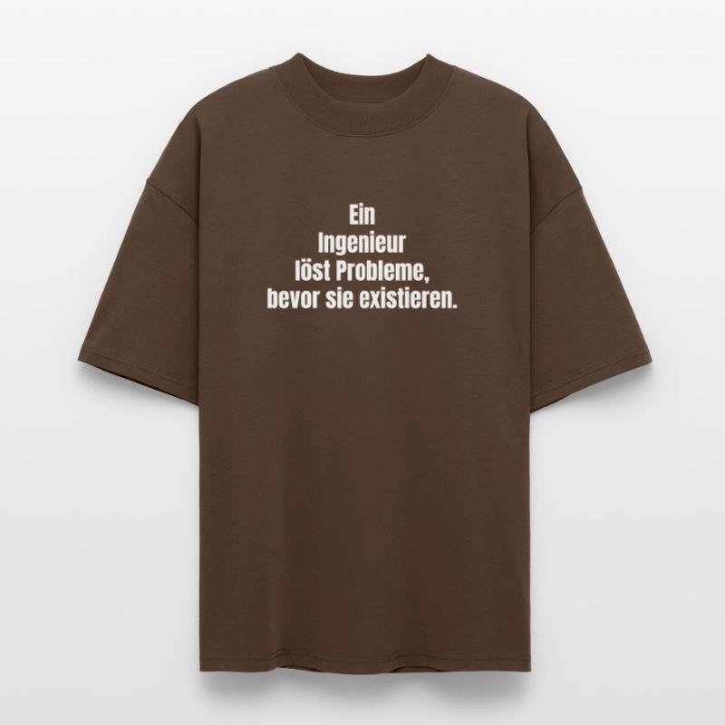 Engineer solves problems before they exist Stanley/Stella Oversized Unisex Organic T-shirt Blaster 2.0