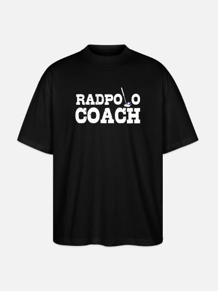 Radpolo Coach - Stanley/Stella Oversized Unisex Bio T-Shirt Blaster 2.0 - Schwarz