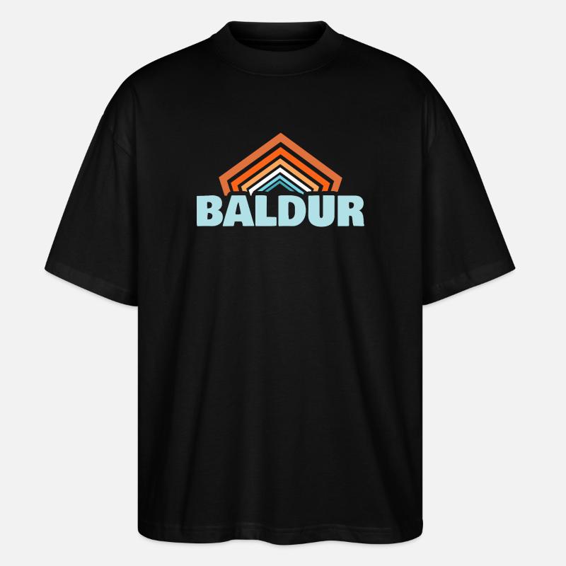 Baldur - T-shirt bio Blaster 2.0 coupe oversize Stanley/Stella Unisexe - noir