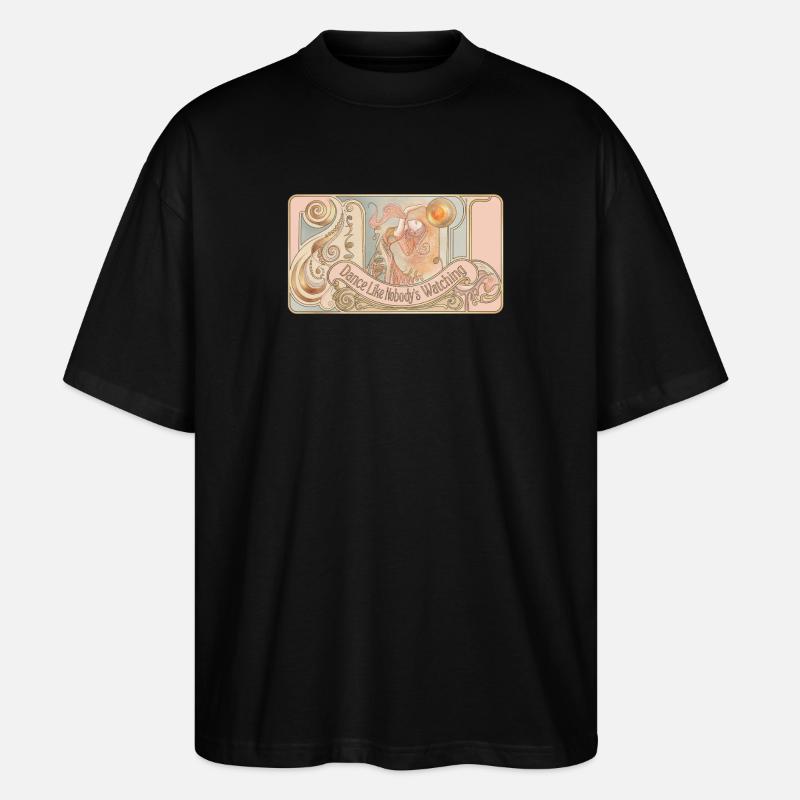 Danse comme si personne ne regardait - T-shirt bio Blaster 2.0 coupe oversize Stanley/Stella Unisexe - noir
