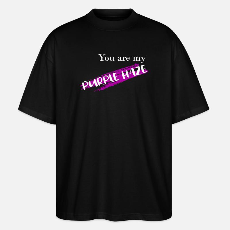 Tu es mon - T-shirt bio Blaster 2.0 coupe oversize Stanley/Stella Unisexe - noir