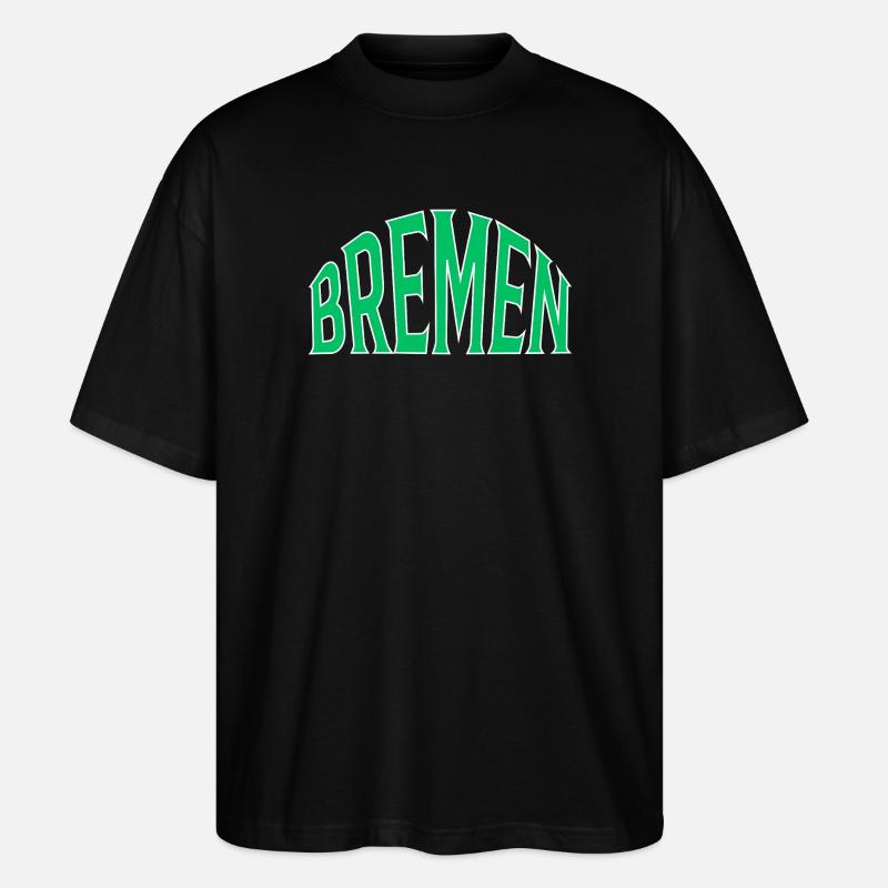 Bremen - Stanley/Stella Oversized Unisex Bio T-Shirt Blaster 2.0 - Schwarz