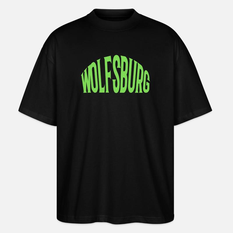 Wolfsburg - T-shirt bio Blaster 2.0 coupe oversize Stanley/Stella Unisexe - noir