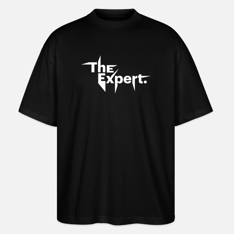 L’expert, la déclaration, le je-sais-tout - T-shirt bio Blaster 2.0 coupe oversize Stanley/Stella Unisexe - noir