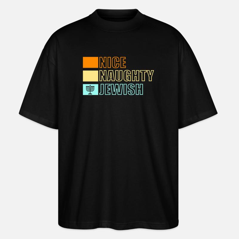 Hanoukka Hanoukka Hanoucca - T-shirt bio Blaster 2.0 coupe oversize Stanley/Stella Unisexe - noir