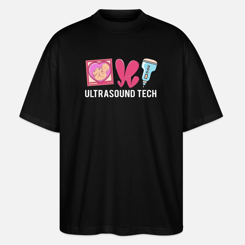 Ultrasonic Technician Ultrasonic Technician - Stanley/Stella Oversized Unisex Organic T-shirt Blaster 2.0 - black