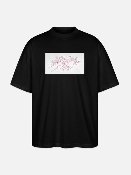 Hand of the Protector - Stanley/Stella Oversized Unisex Organic T-shirt Blaster 2.0 - black