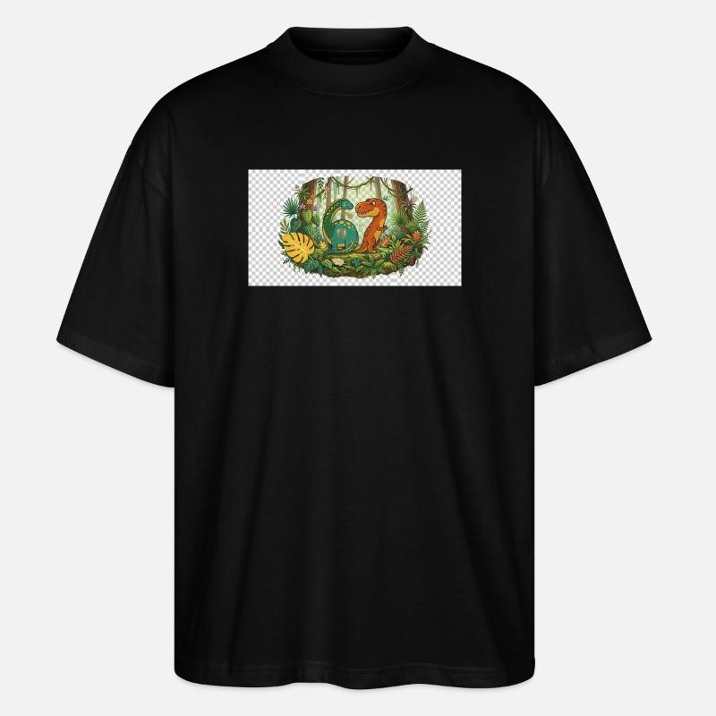 Six Seven - Stanley/Stella Oversized Unisex Bio T-Shirt Blaster 2.0 - Schwarz