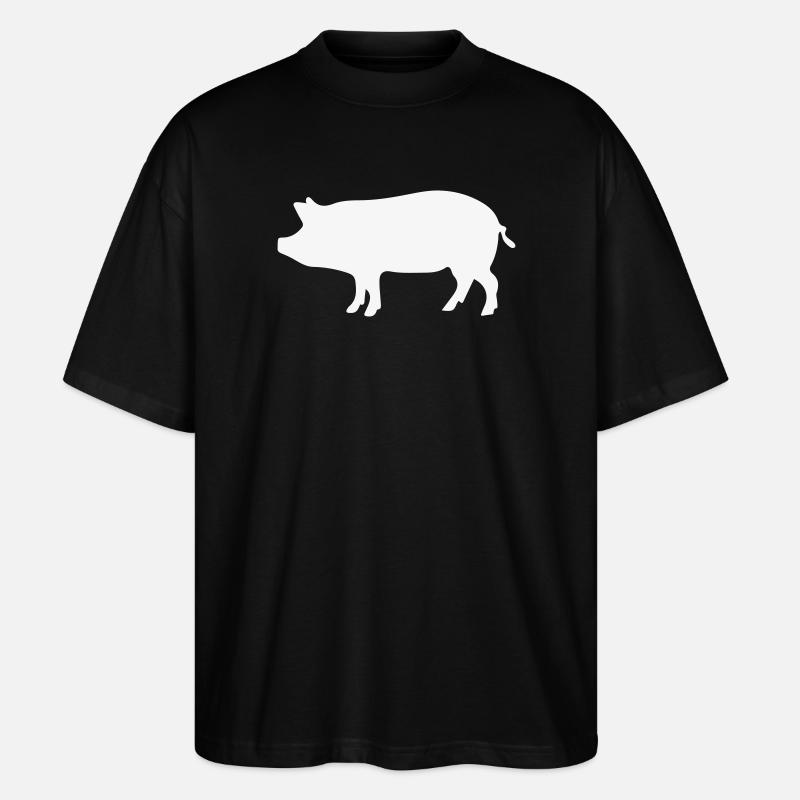 Cochon / 1c - T-shirt bio Blaster 2.0 coupe oversize Stanley/Stella Unisexe - noir