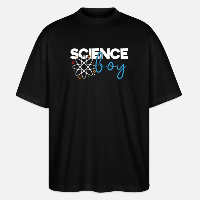 Science Boy - Stanley/Stella Oversized Unisex Organic T-shirt Blaster 2.0 - black