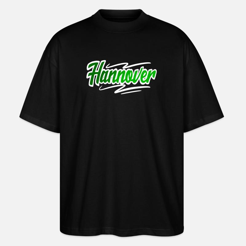 Hannover - Stanley/Stella Oversized Unisex Bio T-Shirt Blaster 2.0 - Schwarz