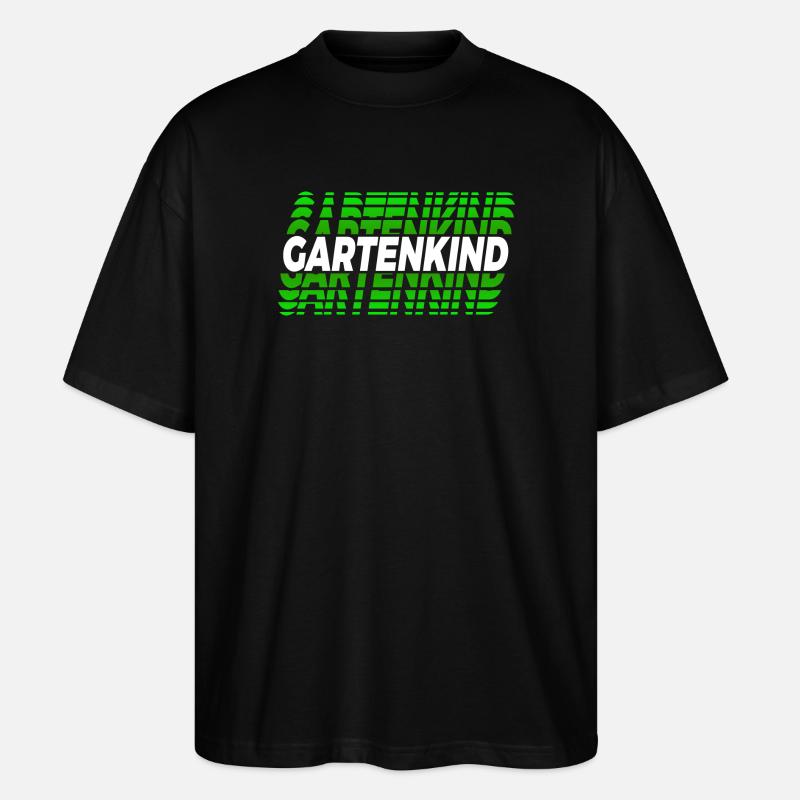 Gartenkind Design - Stanley/Stella Oversized Unisex Bio T-Shirt Blaster 2.0 - Schwarz