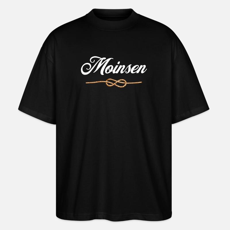 "Moinsen" - Tau-Edition - Stanley/Stella Oversized Unisex Bio T-Shirt Blaster 2.0 - Schwarz