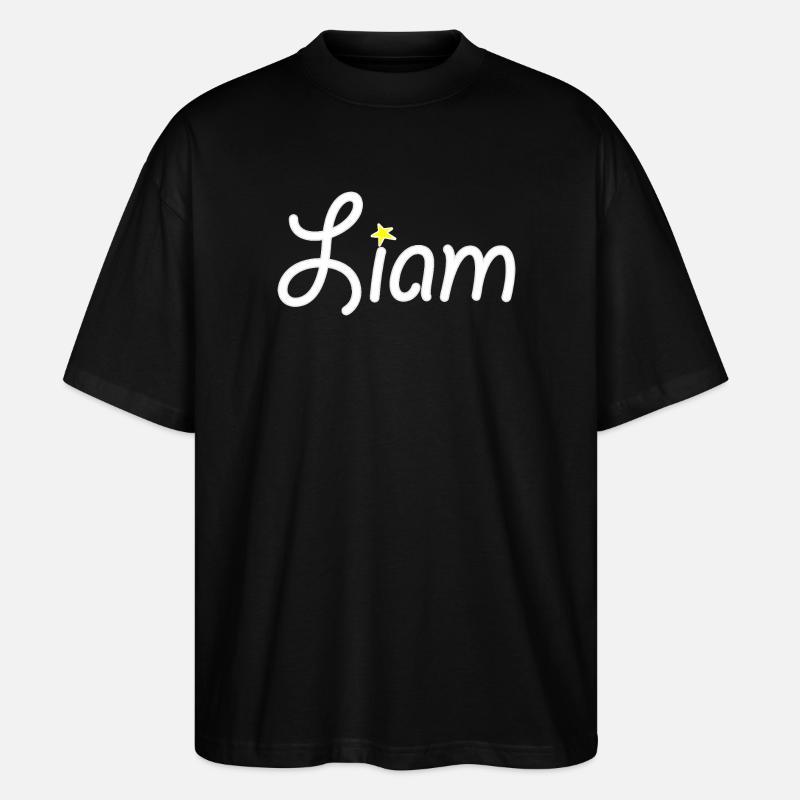 Liam - Stanley/Stella Oversized Unisex Bio T-Shirt Blaster 2.0 - Schwarz