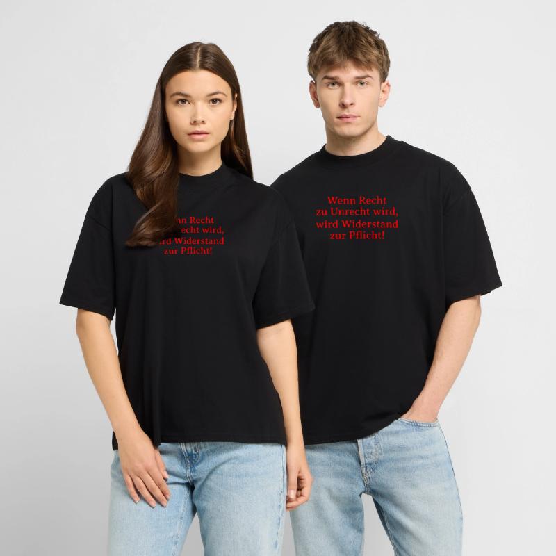 Le bien devient mal, la résistance devient un devoir T-shirt bio Blaster 2.0 coupe oversize Stanley/Stella Unisexe