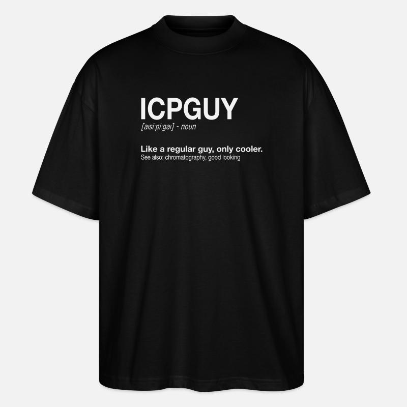 ICP-MS Guy Mass Spectrometry Plasma - Stanley/Stella Oversized Unisex Organic T-shirt Blaster 2.0 - black