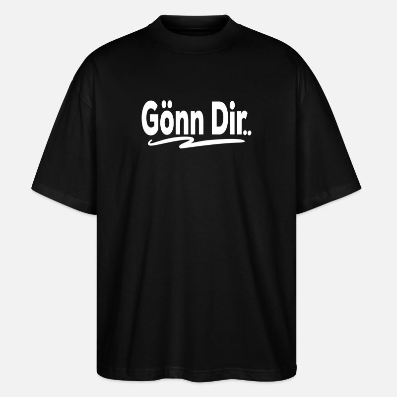 Gönn Dir - Stanley/Stella Oversized Unisex Bio T-Shirt Blaster 2.0 - Schwarz