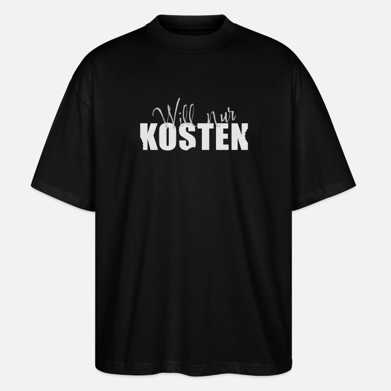 Will nur kosten! - Stanley/Stella Oversized Unisex Bio T-Shirt Blaster 2.0 - Schwarz