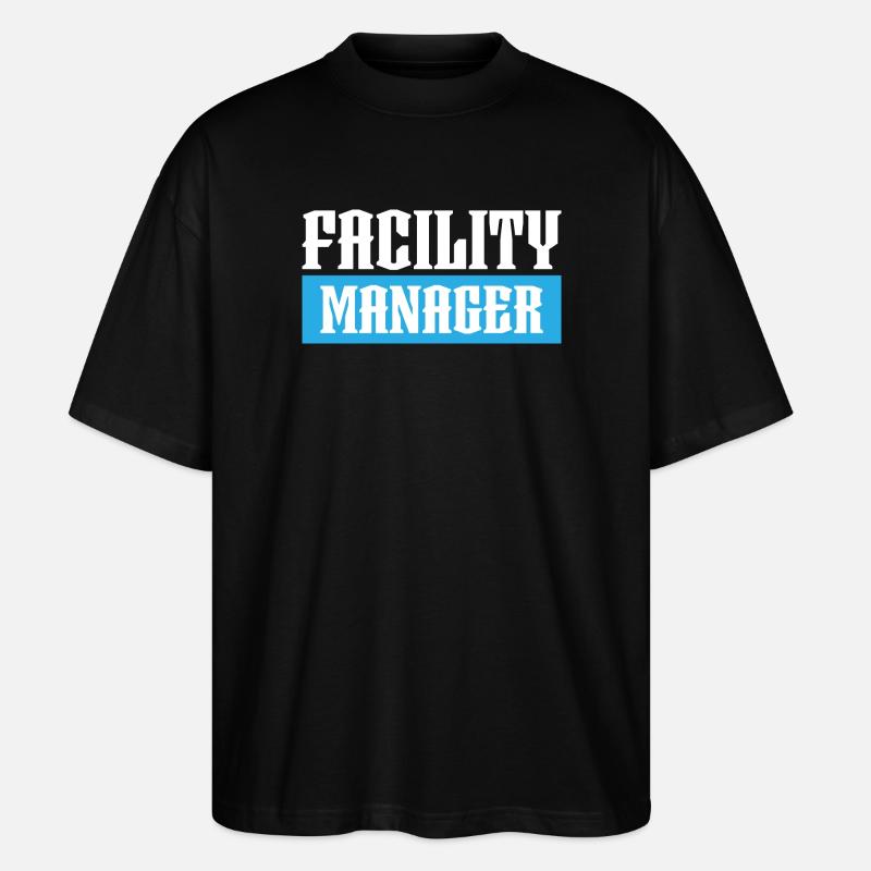 facility manager tshirt schwarz - Stanley/Stella Oversized Unisex Bio T-Shirt Blaster 2.0 - Schwarz