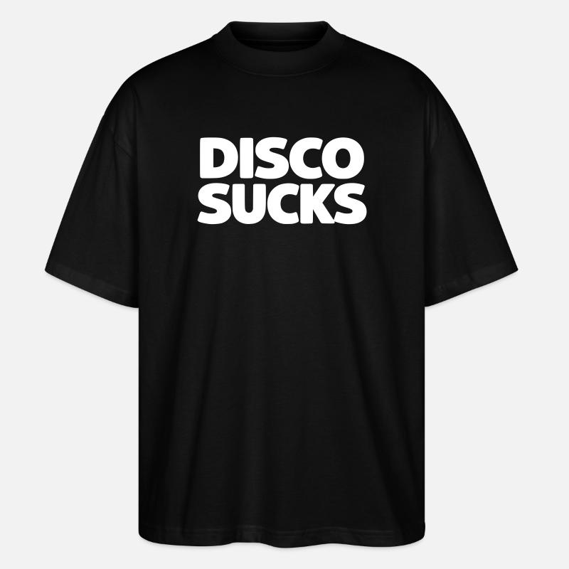 Disco ist - Stanley/Stella Oversized Unisex Bio T-Shirt Blaster 2.0 - Schwarz