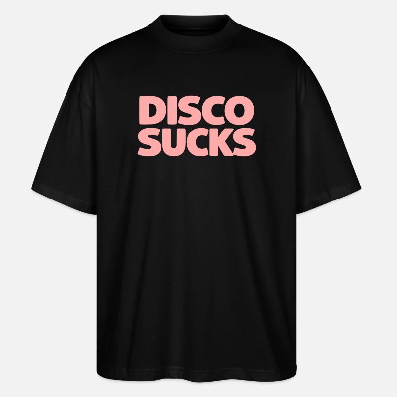 Disco ist - Stanley/Stella Oversized Unisex Bio T-Shirt Blaster 2.0 - Schwarz