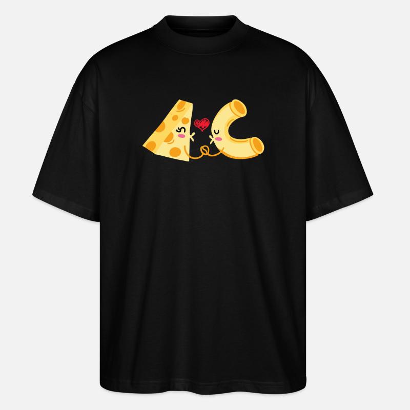 Fromages et nouilles Parfaits Ensemble - T-shirt bio Blaster 2.0 coupe oversize Stanley/Stella Unisexe - noir