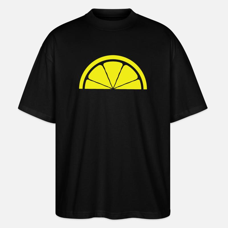 Conception de citron - T-shirt bio Blaster 2.0 coupe oversize Stanley/Stella Unisexe - noir