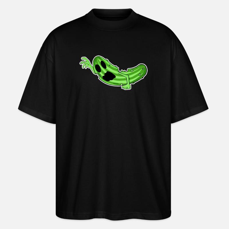 Zombie Gurke Horror - Stanley/Stella Oversized Unisex Bio T-Shirt Blaster 2.0 - Schwarz
