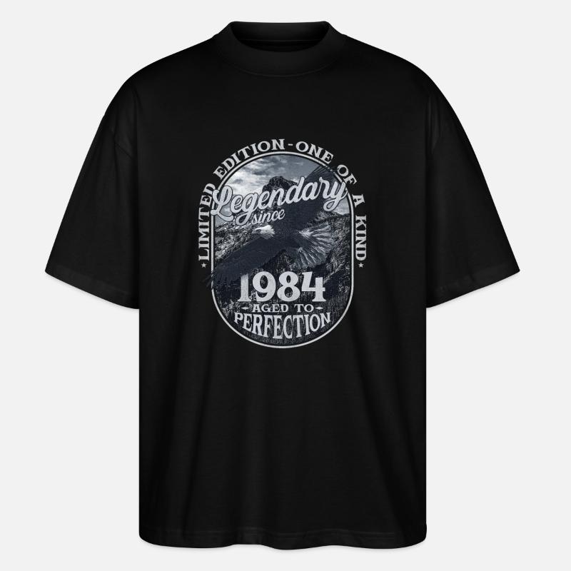 Legendär seit 1984 - Stanley/Stella Oversized Unisex Bio T-Shirt Blaster 2.0 - Schwarz