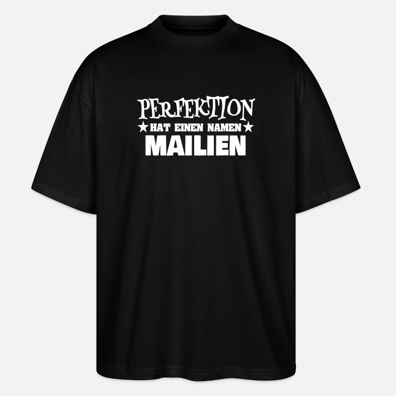 Mailien - Stanley/Stella Oversized Unisex Bio T-Shirt Blaster 2.0 - Schwarz