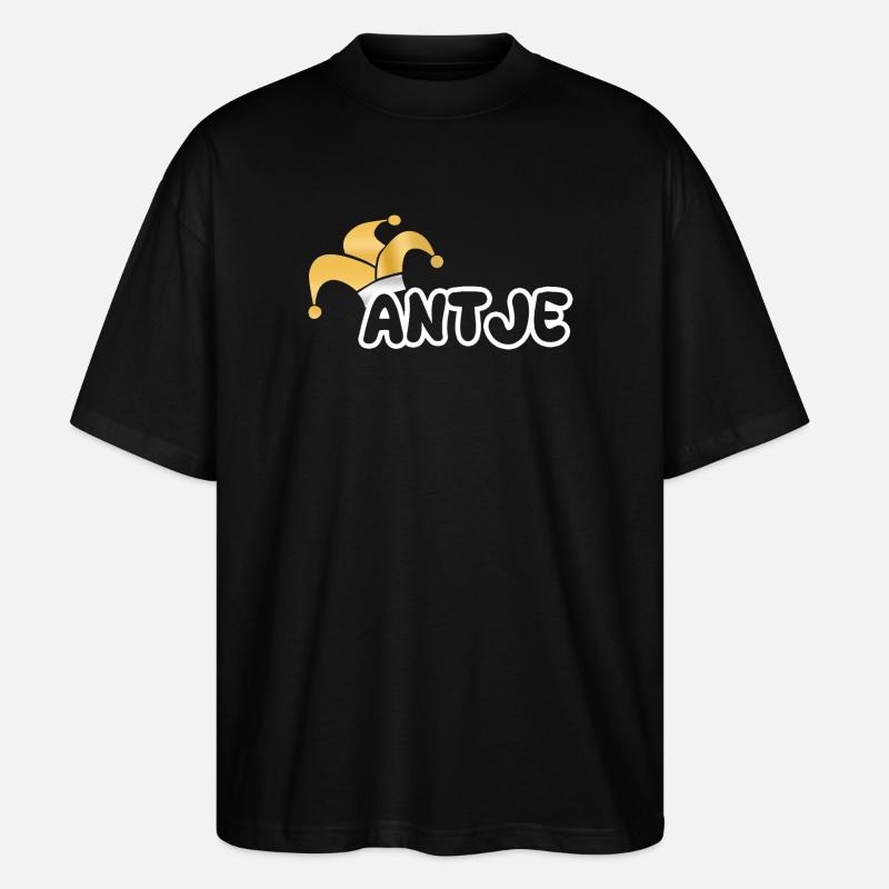 Antje - Stanley/Stella Oversized Unisex Bio T-Shirt Blaster 2.0 - Schwarz
