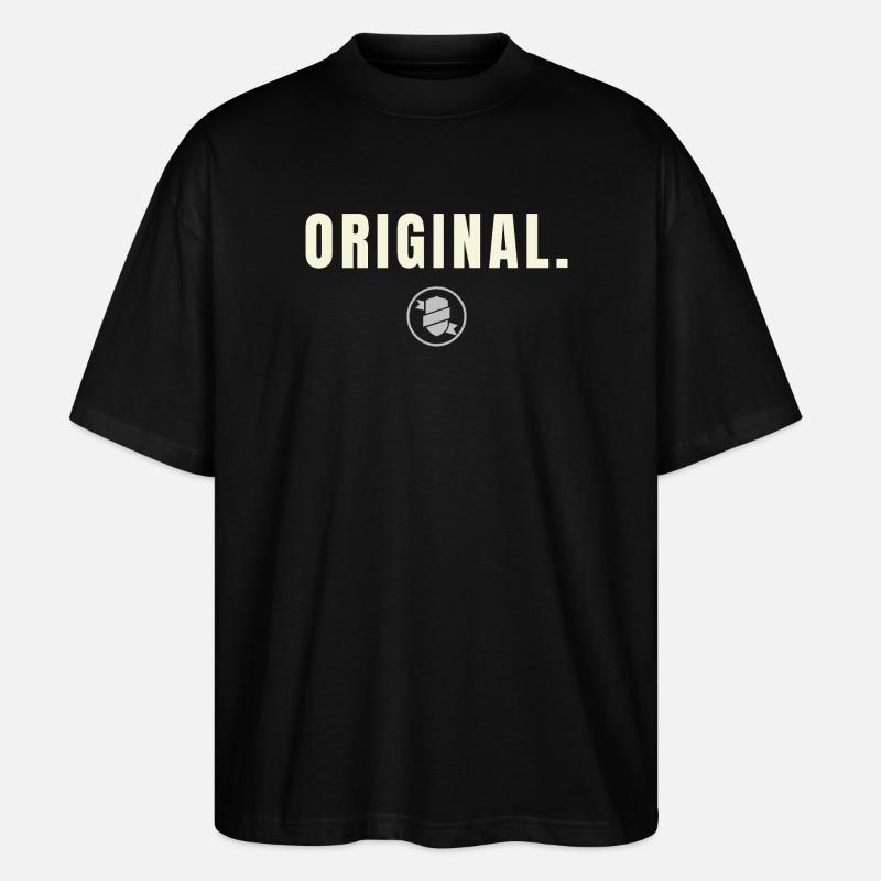 Original. Success Edition - Silver Shield - Stanley/Stella Oversized Unisex Bio T-Shirt Blaster 2.0 - Schwarz