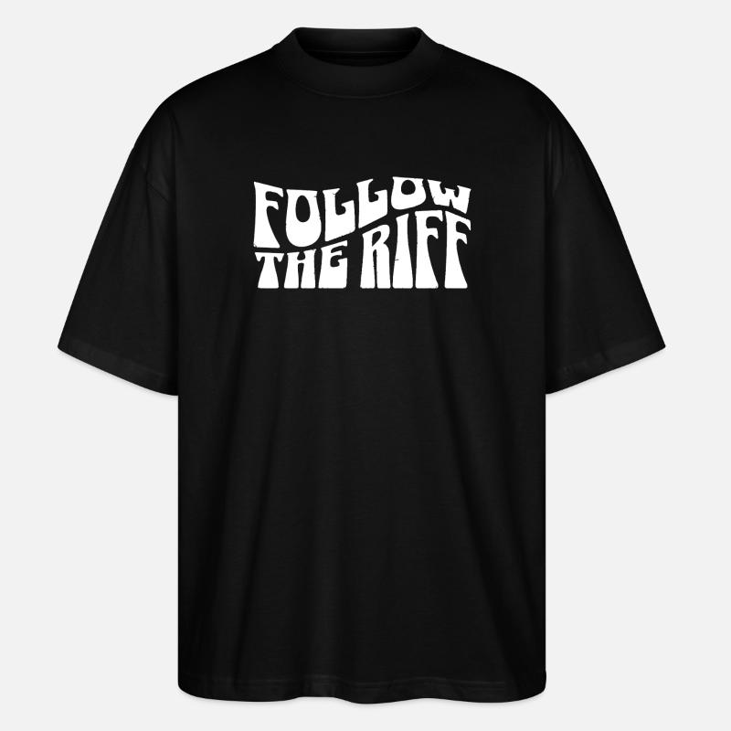 Suivez la faille - T-shirt bio Blaster 2.0 coupe oversize Stanley/Stella Unisexe - noir