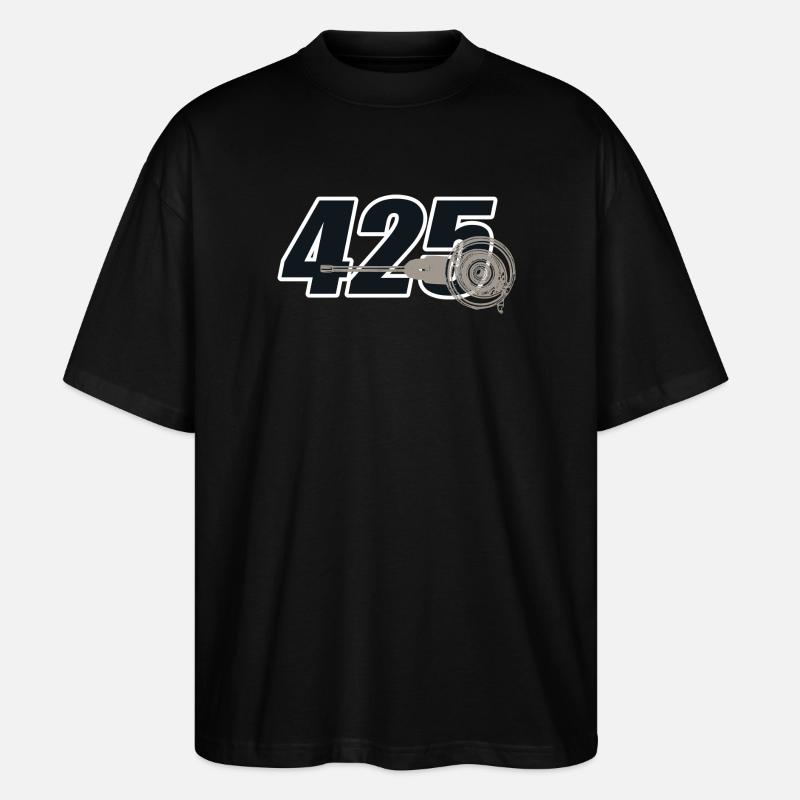 425 German Motorcycle AWO DDR - Stanley/Stella Oversized Unisex Bio T-Shirt Blaster 2.0 - Schwarz