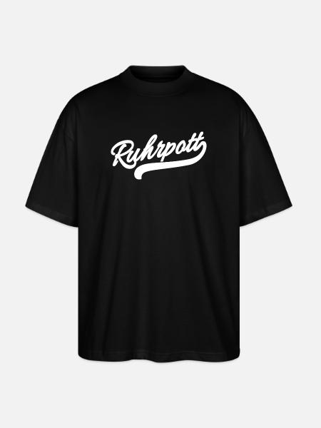 Ruhrpott Retro - Stanley/Stella Oversized Unisex Bio T-Shirt Blaster 2.0 - Schwarz