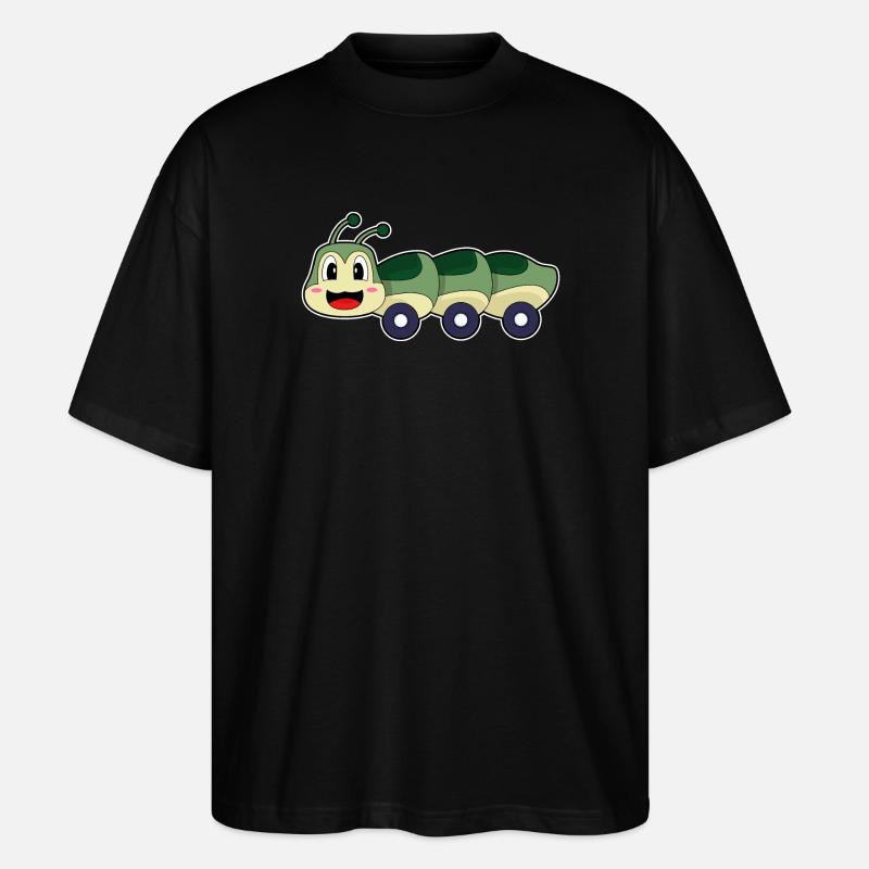 Raupe Auto - Stanley/Stella Oversized Unisex Bio T-Shirt Blaster 2.0 - Schwarz