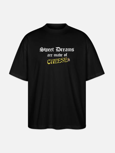 Käseträume Gothic - Stanley/Stella Oversized Unisex Bio T-Shirt Blaster 2.0 - Schwarz