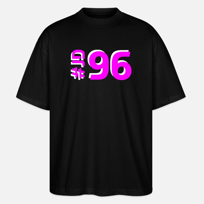 JD96 - T-shirt bio Blaster 2.0 coupe oversize Stanley/Stella Unisexe - noir